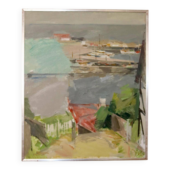 "Boat Scene" by Adrian Van Arkel