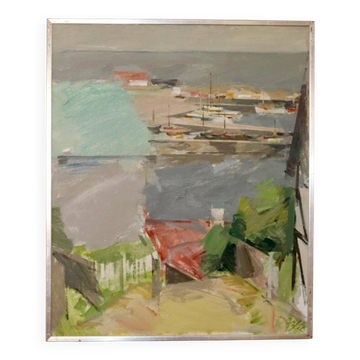 "Boat Scene" by Adrian Van Arkel