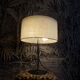 Table lamp 1970 with fiber shade