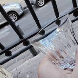 9 Baccarat piccadilly crystal water glasses 22cl h 15cm