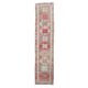 Vintage Pink Blush Natural Turkish Hand-Knotted Runner 79x342