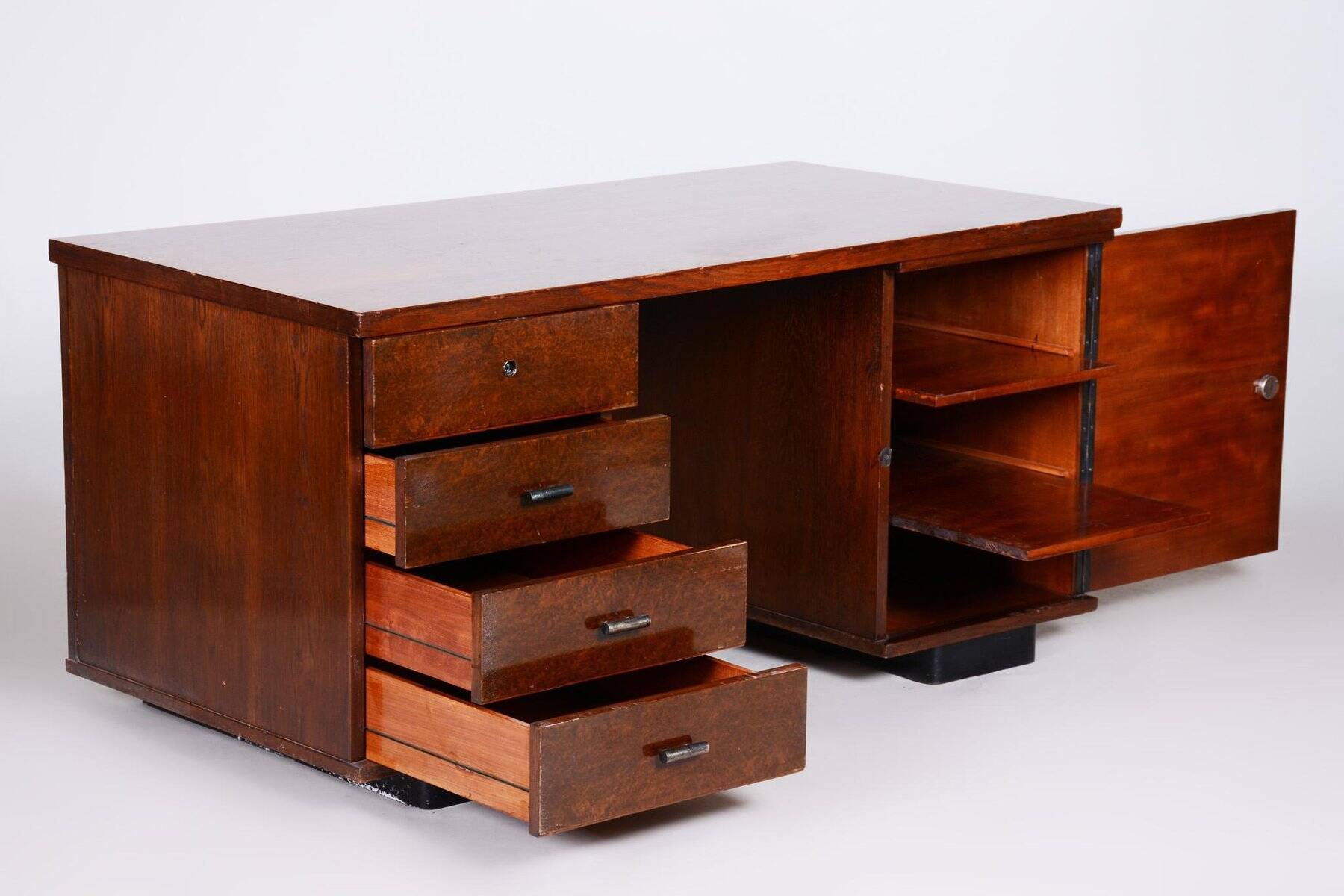 Art Deco Writing Desk by Jindřich Halabala, 1930s