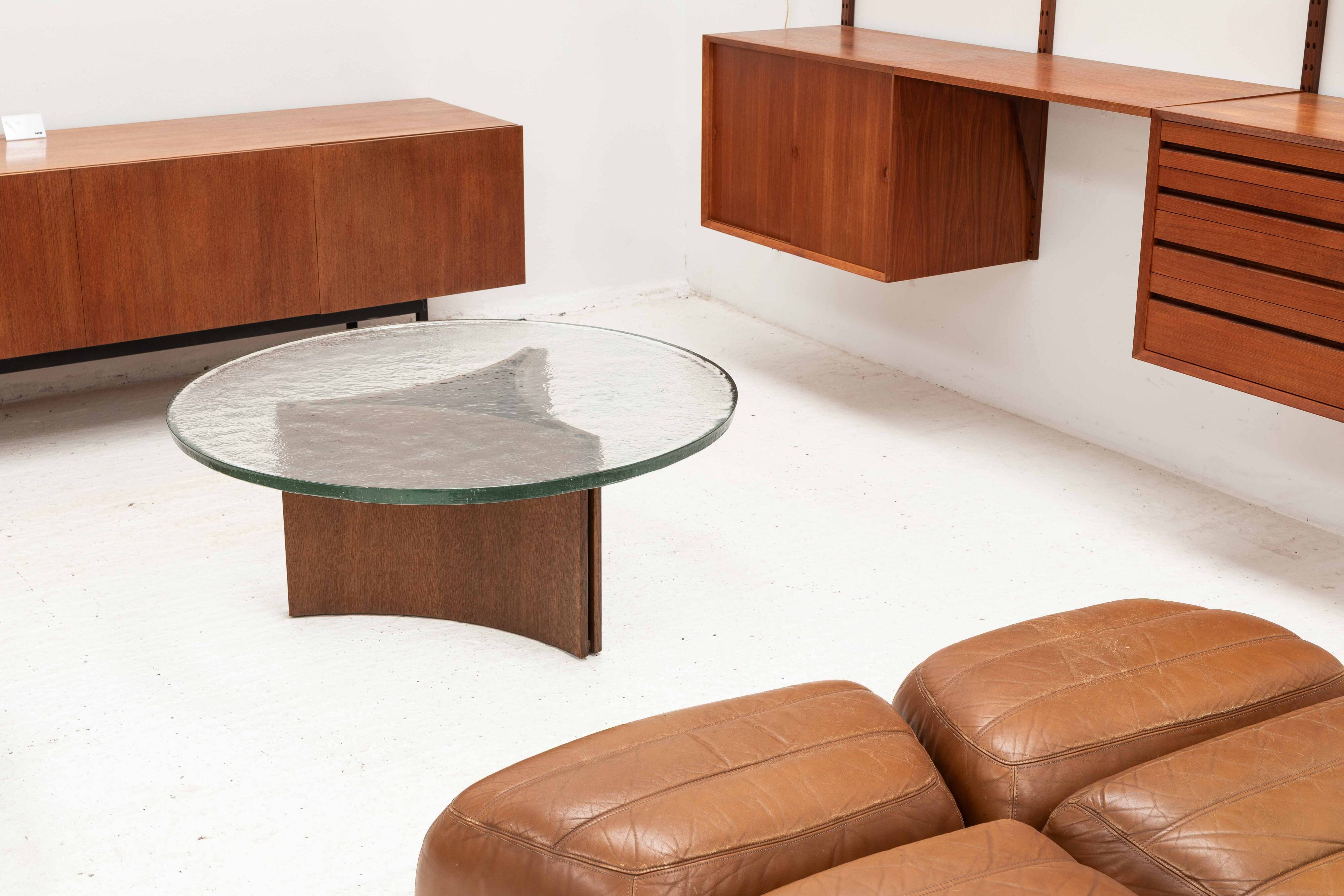 Brutalist coffee table, Germany, 1970's