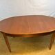Mid-Century Vintage Teak Extending Dining Table 1960 Danish-Inspired Design