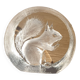 Crystal Squirrel figurine by Mats Jonasson.