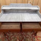 Grande table de toilette ou coiffeuse Louis Philippe