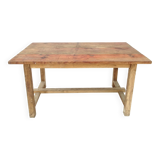 Solid wood farm table