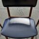 4 Scandinavian chairs in teak and black leatherette by Sven Chrobat Sax