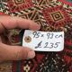 Antique Turkish Kilim Rug shabby vintage old wool country home Kelim 95x93cm