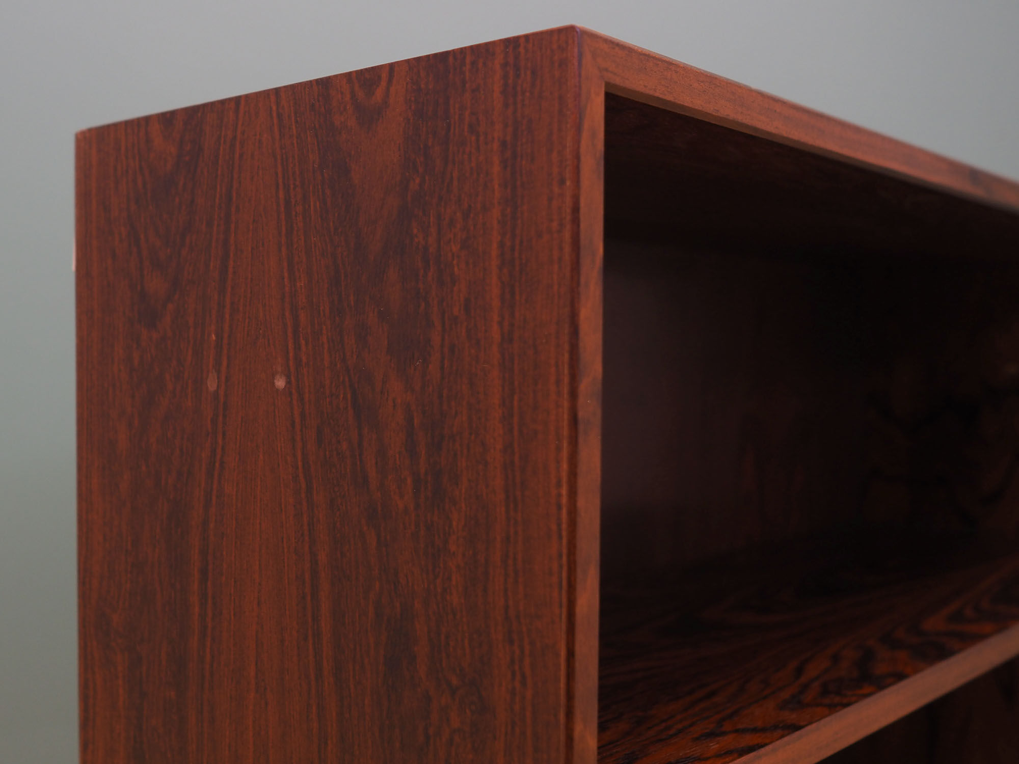 Rosewood bookcase, Danish design, 1970s, manufactured by Hjørnebo