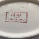 Saucière Sarreguemines Alma old rose