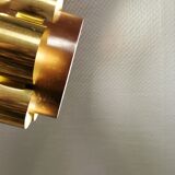 Danish hanging lamp from the 70s, in thin cut metal.