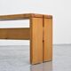 Banc en pin massif, Les Arcs, circa 1973
