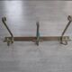 Art Deco coat rack in chromed metal
