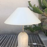 Vintage lamp in Italian travertine 1970