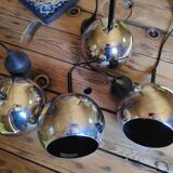 Set of 4 real STAFF pendant lights from the 70s