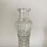 Bougeoir en verre vintage