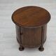 1930s, Scandinavian side cabinet, dark oak wood.