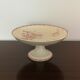 HB Compotier - Provençal Co. Terre de Fer Rouge Flowers Vintage Cake Dish