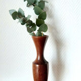 Vase soliflore design en bois