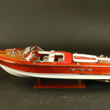 Boat model Riva Aquarama 67 cm wooden