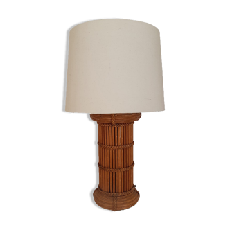 50's lamp rattan