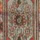 Vintage Scatter Rug, circa 1950, Wool Hand Knotted Turkish Doormat