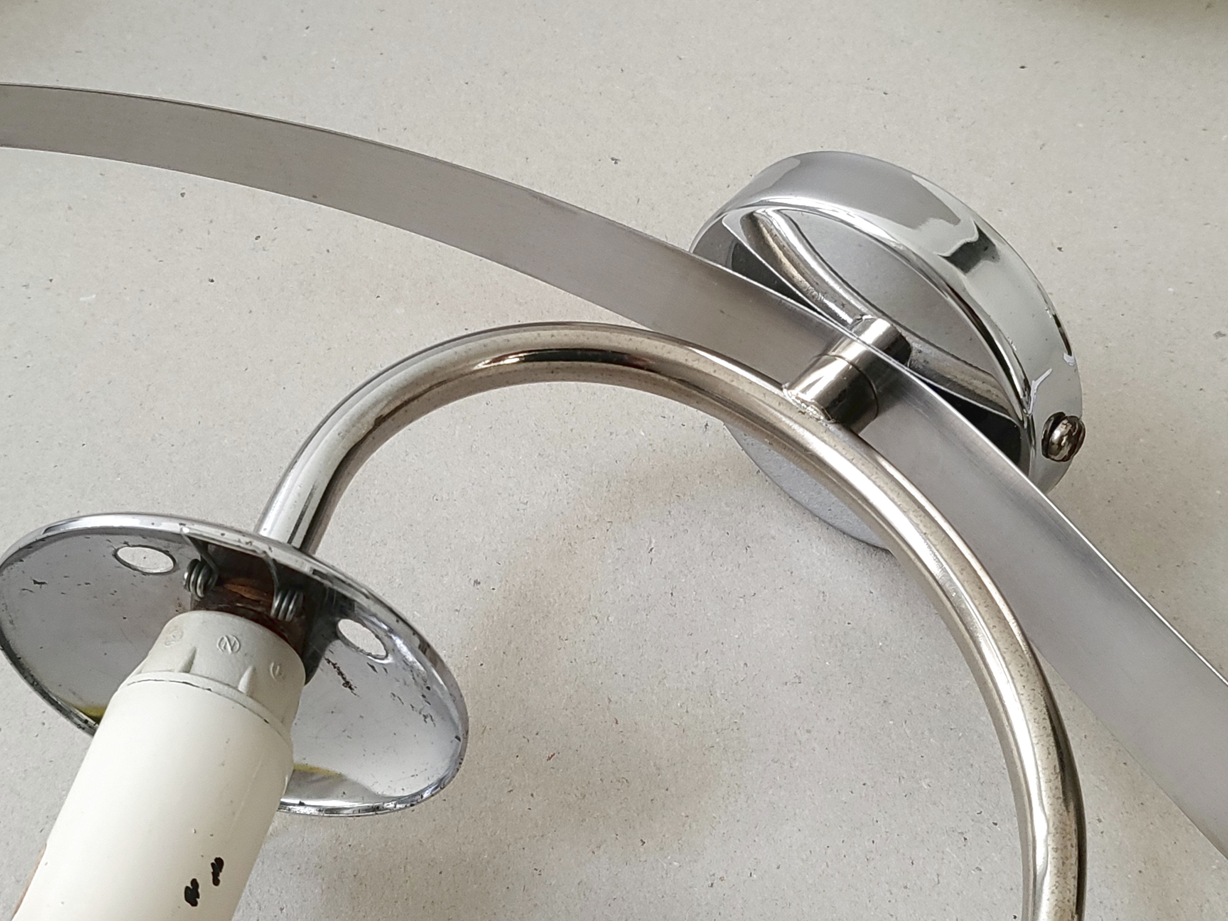 Pair of wall lamps space age 1970