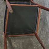 Set of 3 teak dining chairs