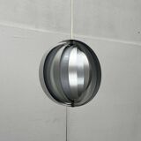Mid-century modern moon pendant lamp from East Germany by Verner Panton for Erjoka, 1960s.