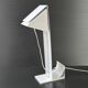 Vintage 1980s lamp in white lacquered metal