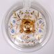 Stunning Antique Enameled Glass serving set for fruit, dessert or punch. 1880