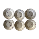 6 assiettes plates digoin