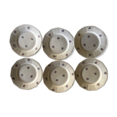 6 assiettes plates digoin