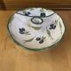 Aperitif plate style vallauris polychrome ceramic olive decor vintage