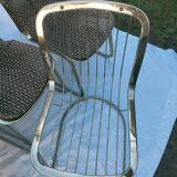6 golden metal chairs Cidue