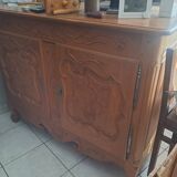 Solid wood TV stand