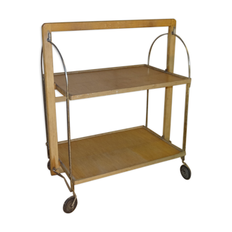 1950 bocado light oak folding table