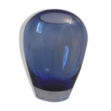Cobalt blue glass vase