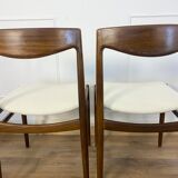 Suite of 4 vintage chairs Lübke