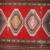 Carpet Persian Hamadaan done hand 81cm x 194cm vintage 1960 s, 1C616