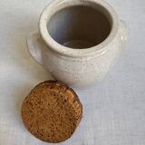 Speckled stoneware pot