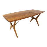 Scandinavian coffee table "Krysset" in teak, Karl-Erik Ekselius, JOC, Sweden, 1960