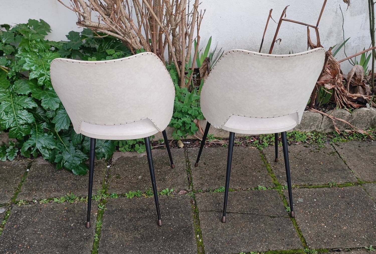 Pair of barrel chairs 1950