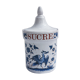 Moustiers porcelain sugar pot