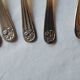 12 Art Deco forks and 12 Bouillet Bourdelle soup spoons.