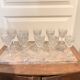 Vintage Service Set 9 Glasses Liqueur Wine Water Baccarat Crystal Lagny