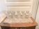 Vintage Service Set 9 Glasses Liqueur Wine Water Baccarat Crystal Lagny