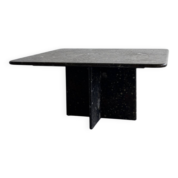 Table basse en pierre rare par Heinz Lilienthal, années 1970.