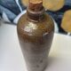 Antique grey stoneware bottle